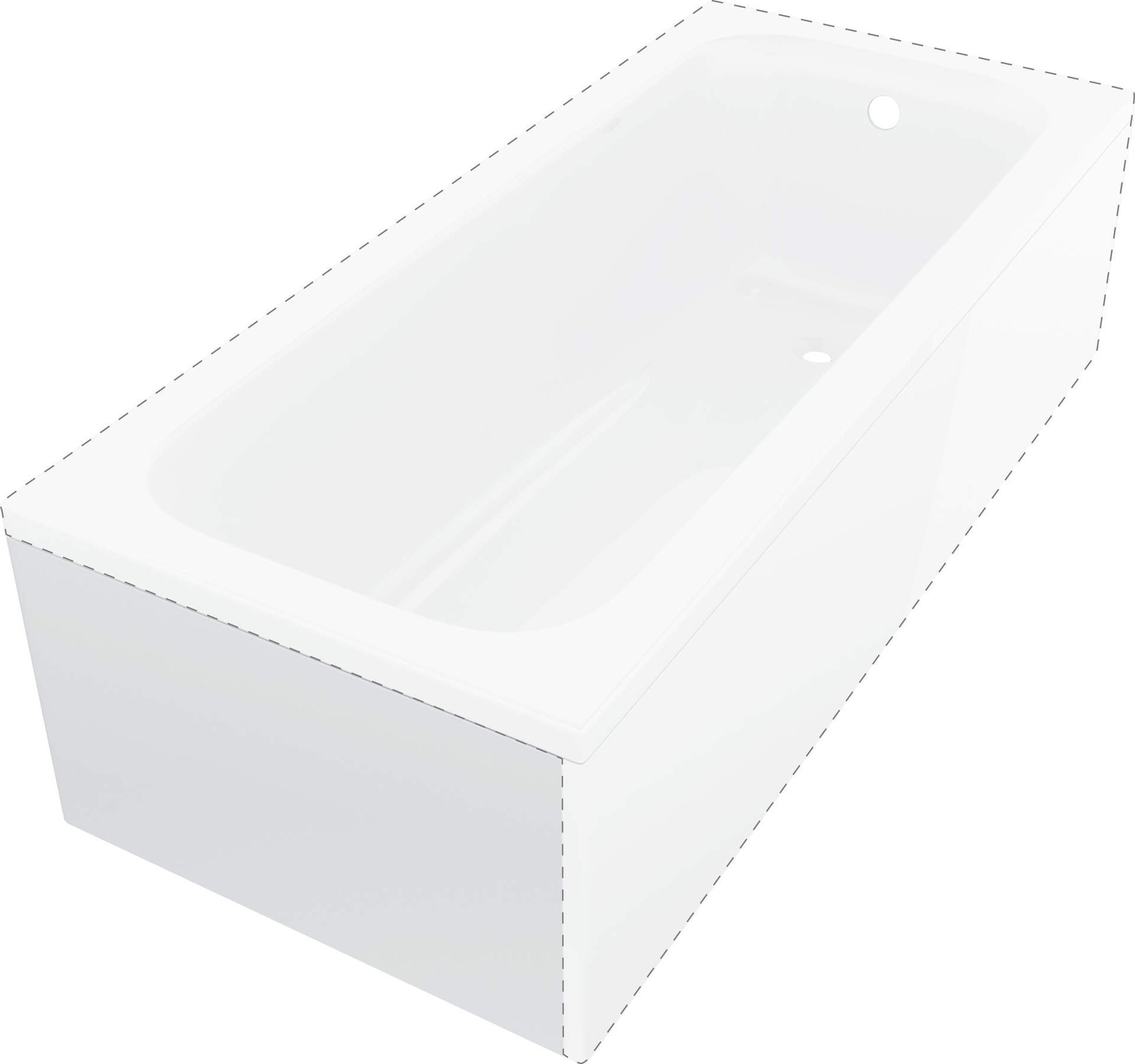 Deante O  Prizma 140-170 cm -