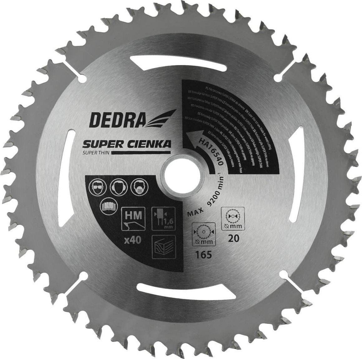 Dedra SUPER THIN 24z 165x20x1,1x1