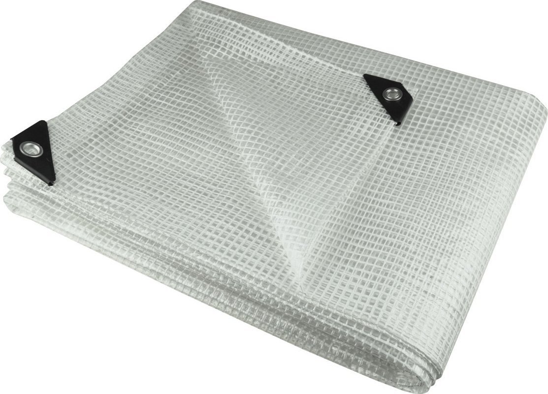 Dedra Plandeka 2x3m, 100g/m2 przeźroczysta, zbrojona
