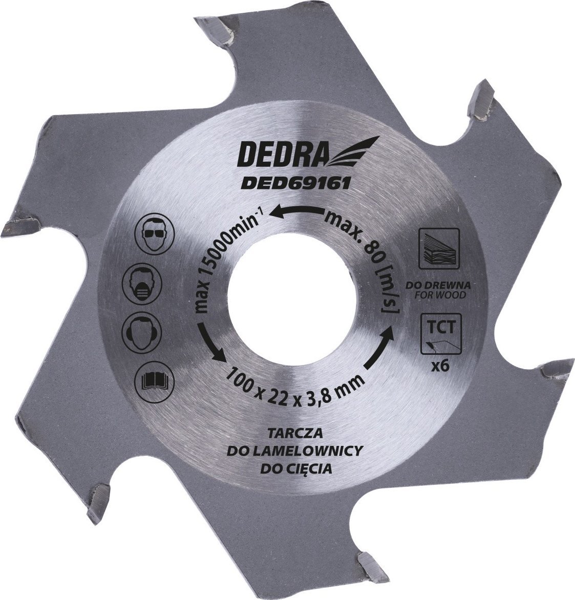 Dedra do lamelownicy 100x22 mm, 6