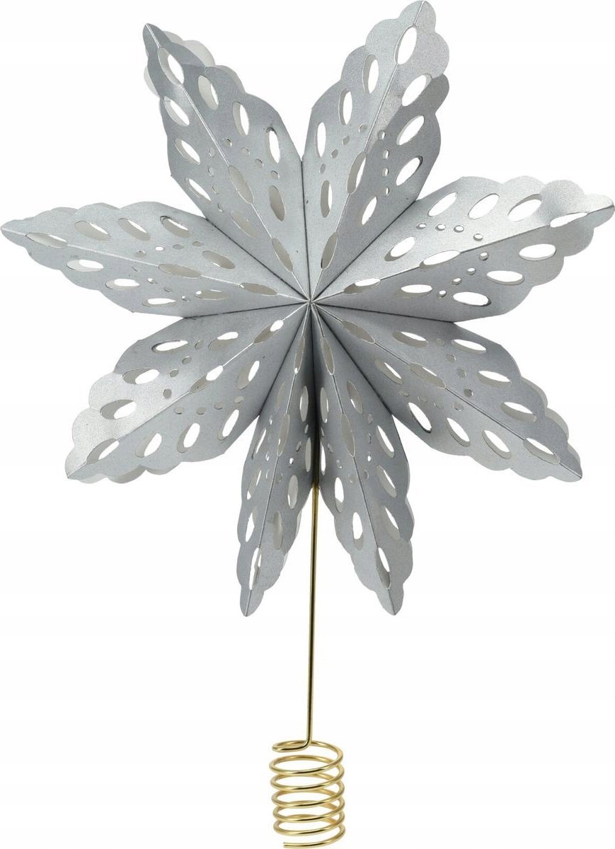 Świąteczna Christmas decoration CZUBEK CHOINKOWY GWIAZDA