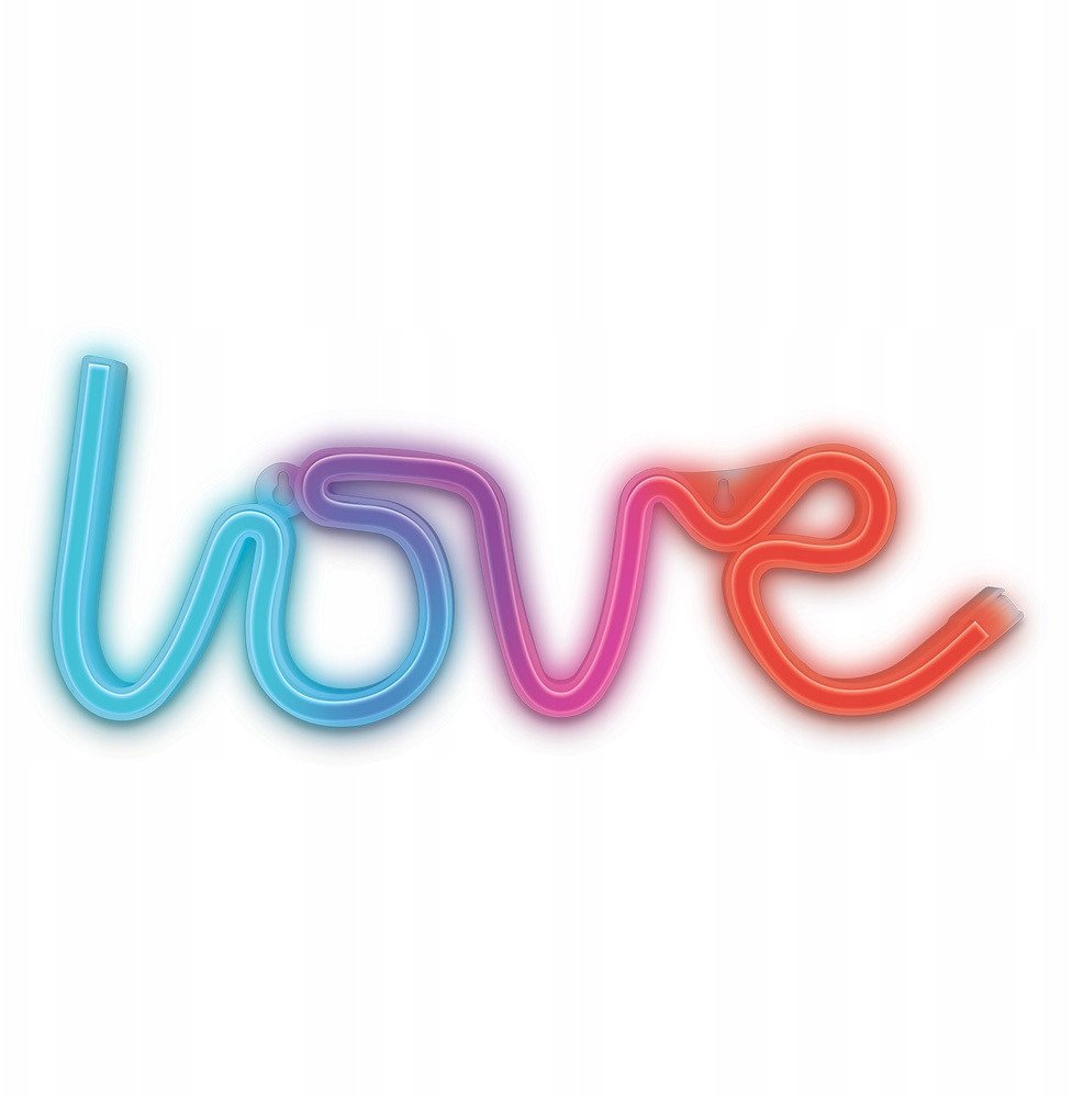 Świąteczna TelForceOne Neon LED RGB LOVE