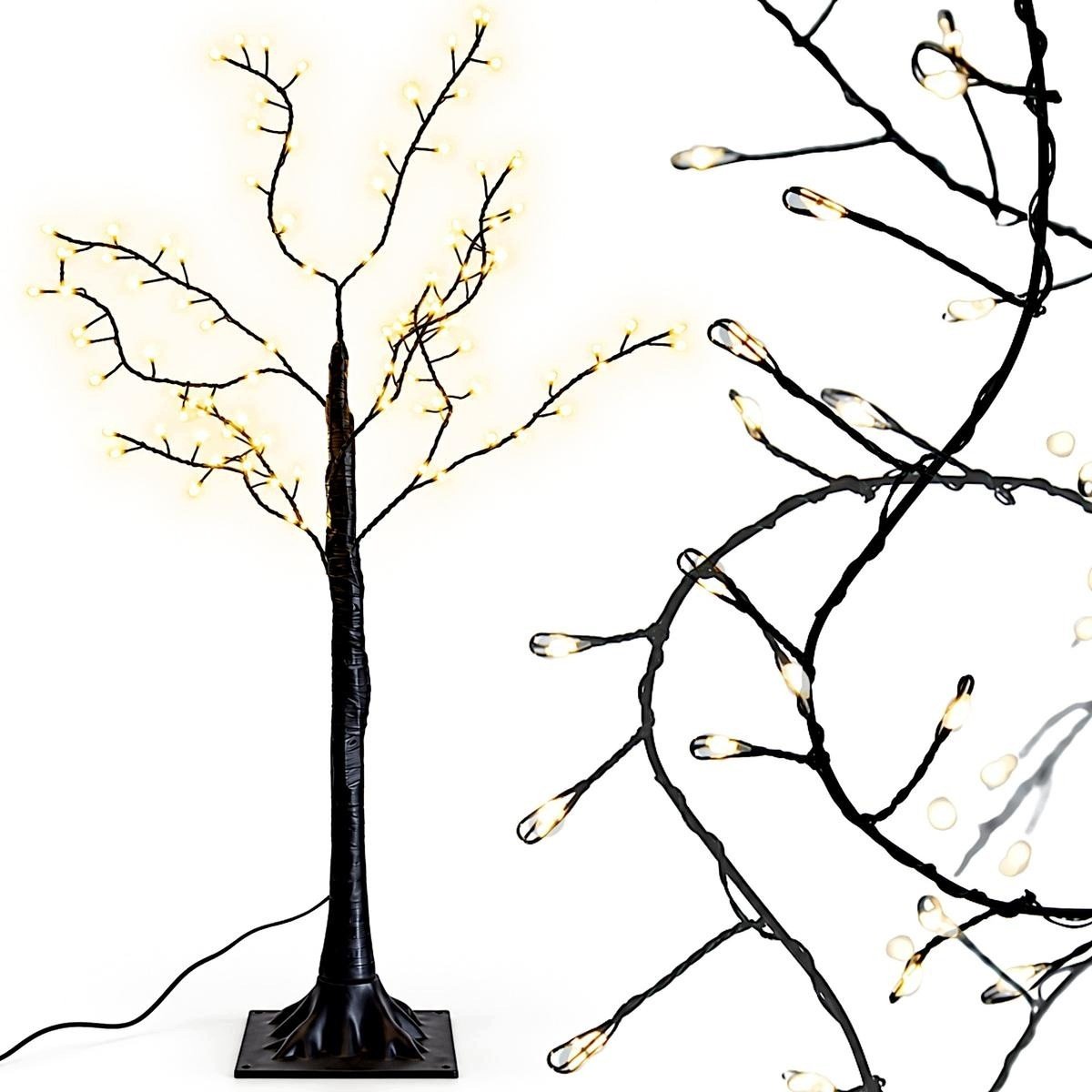 Świąteczna Edelman   100LED 90CM black |