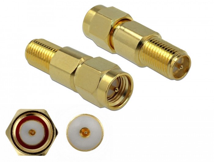 Delock DELOCK  SMA Stecker zu RP-SMA