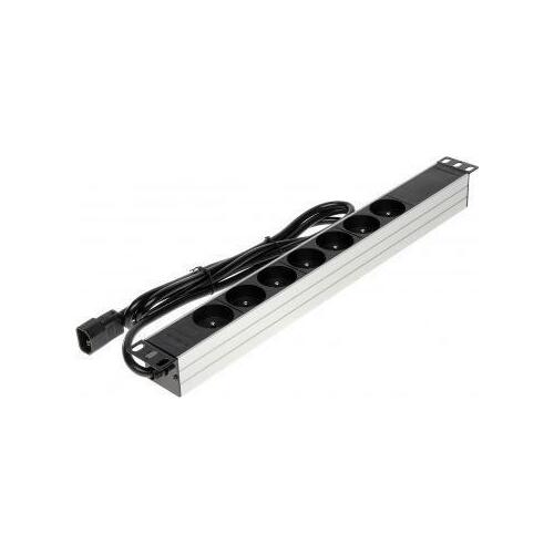 Delta  zasilająca 19" 1U 7x CEE