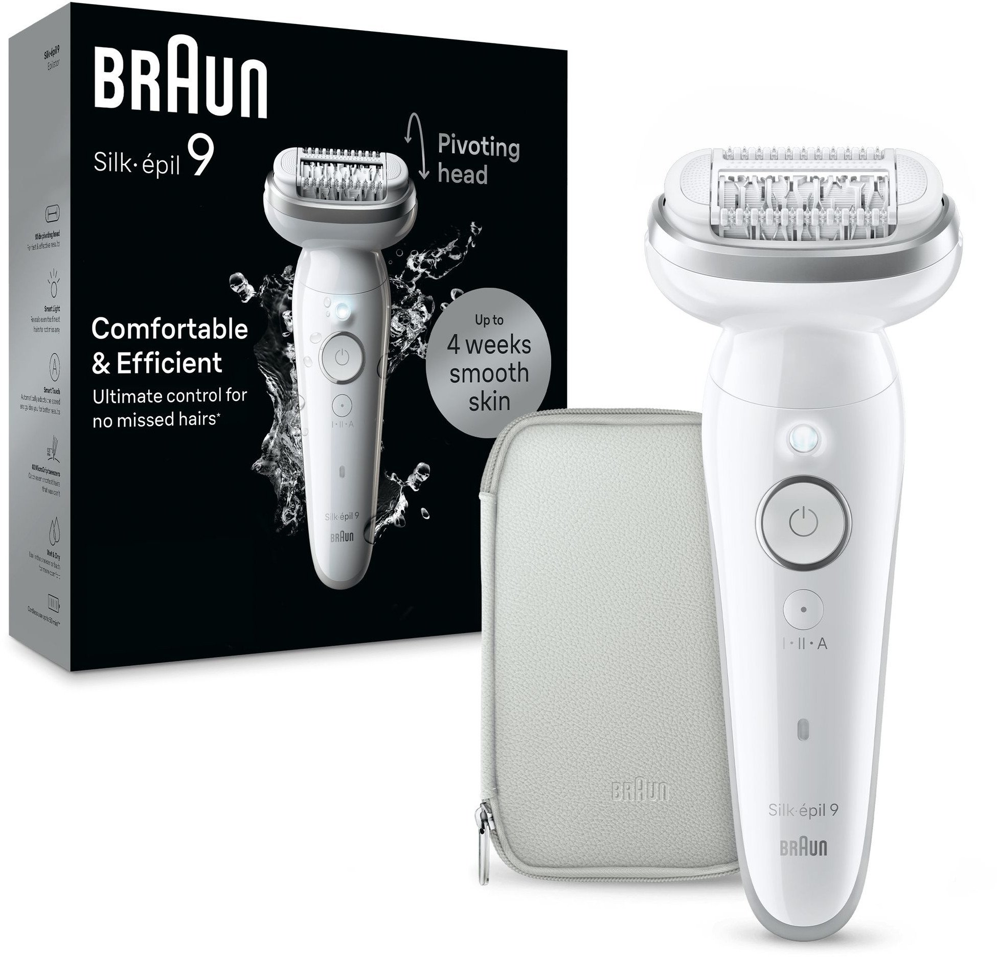 Braun Silk-épil 9 Cordless Epilator, Wet
