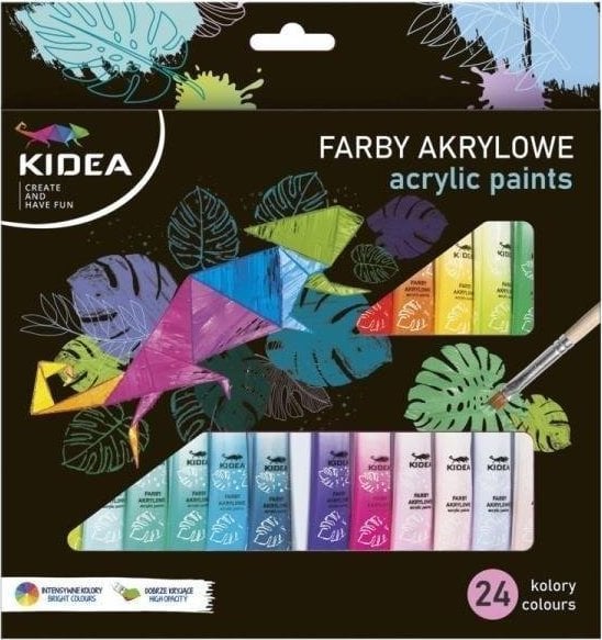 Derform Farby akrylowe 24 Kidea |