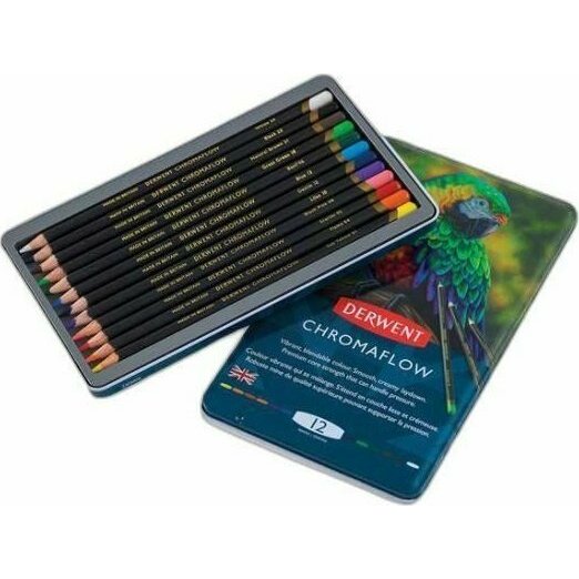 DLGTP Derwent  Chromaflow 12 pud metal