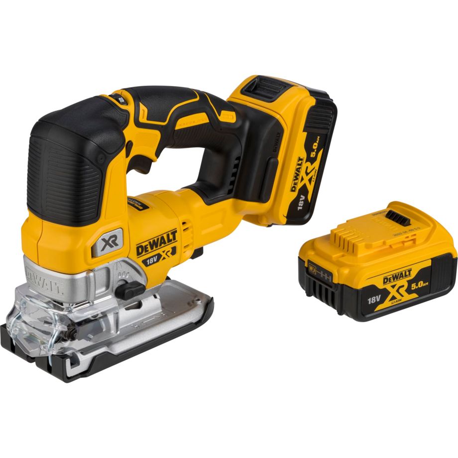 DeWalt DCS334P2 bezvadu svārsta darbības finierzāģis