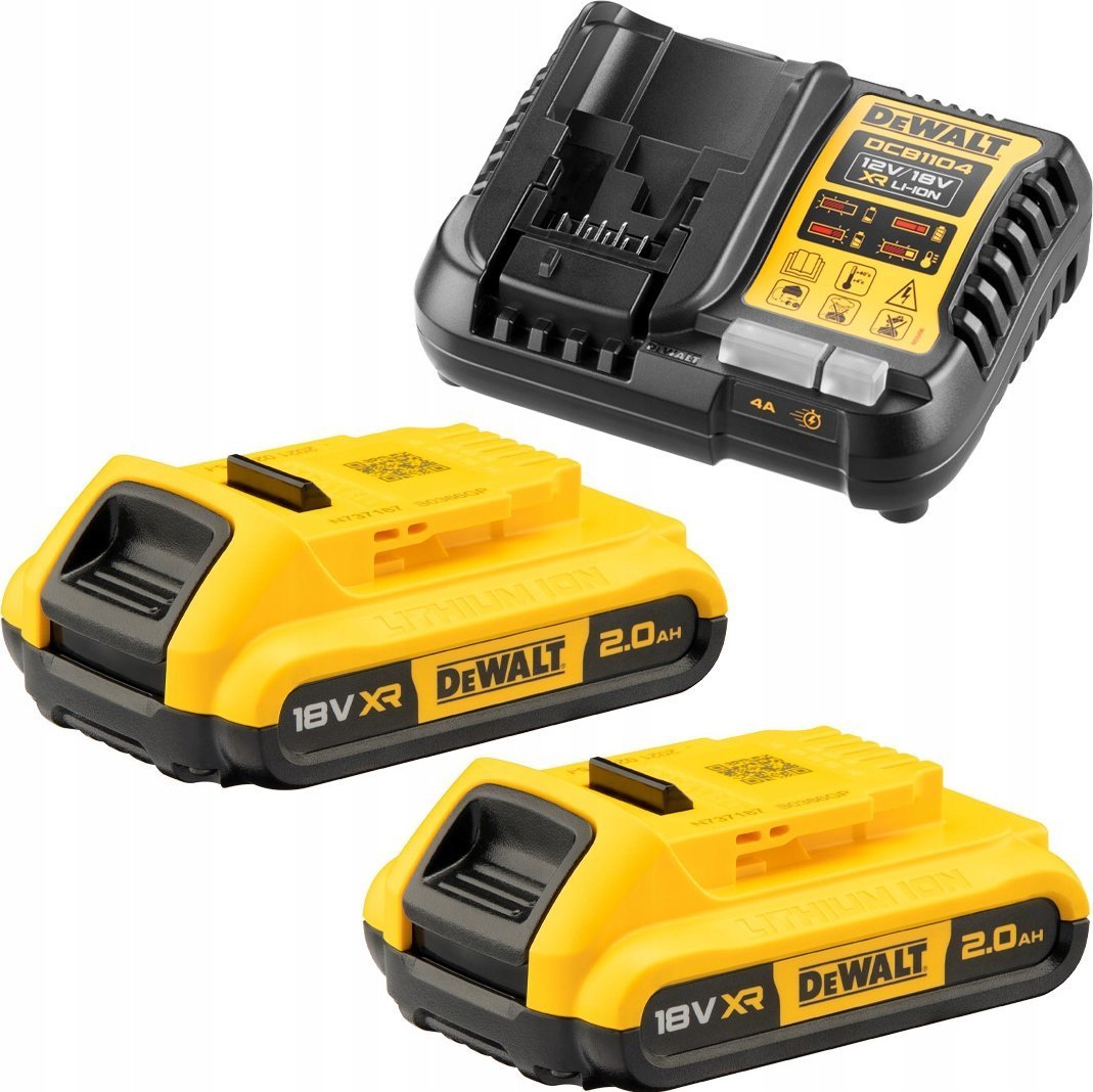 Dewalt DEWALT  DCB1104 +2x2,0Ah DCB1104D2