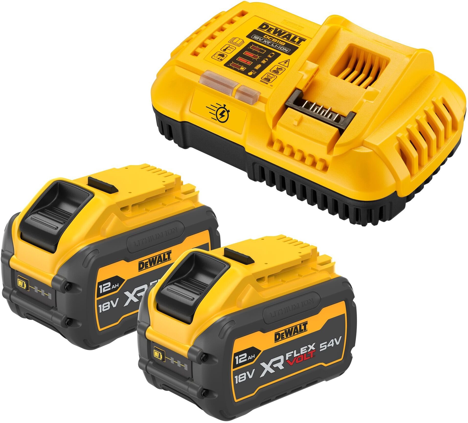 DeWalt DCB118XY2-QW Tabless Battery Starter Kit
