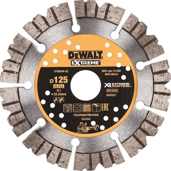 Dewalt   DT90294-QZ Extreme Runtime 125 mm