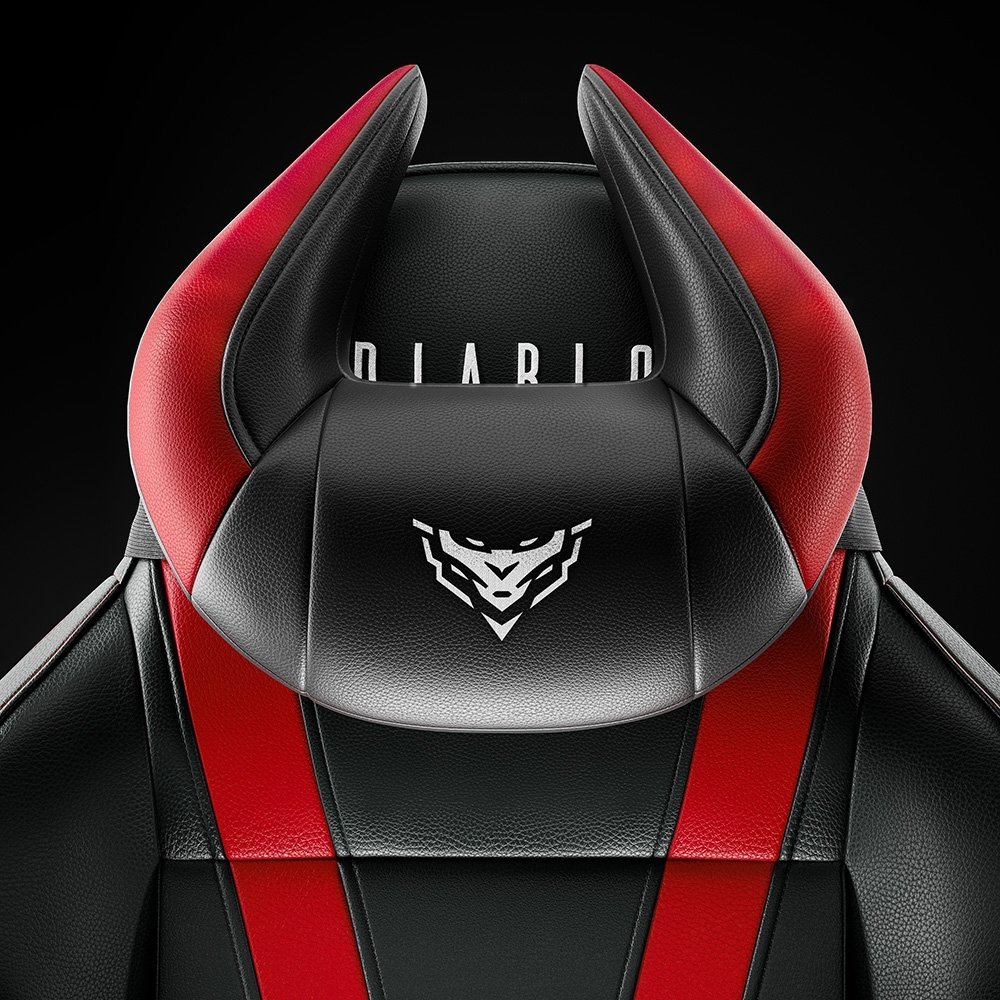 Diablo Chairs Diablo  zagłówek Diablo X-Hornspersonalizowanym