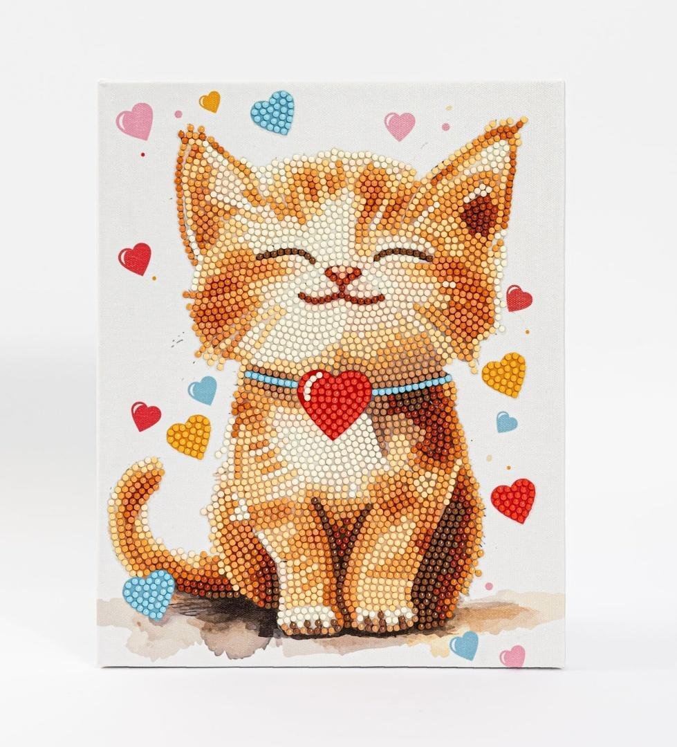 DIAMOND DOTZ Adults Canva Darling Kitty