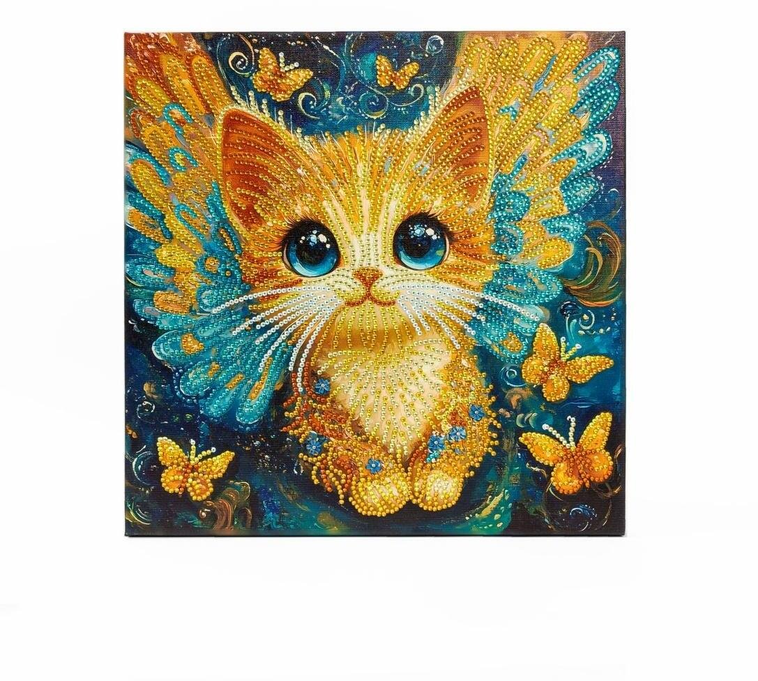 DIAMOND DOTZ Adults Canva kitten angel