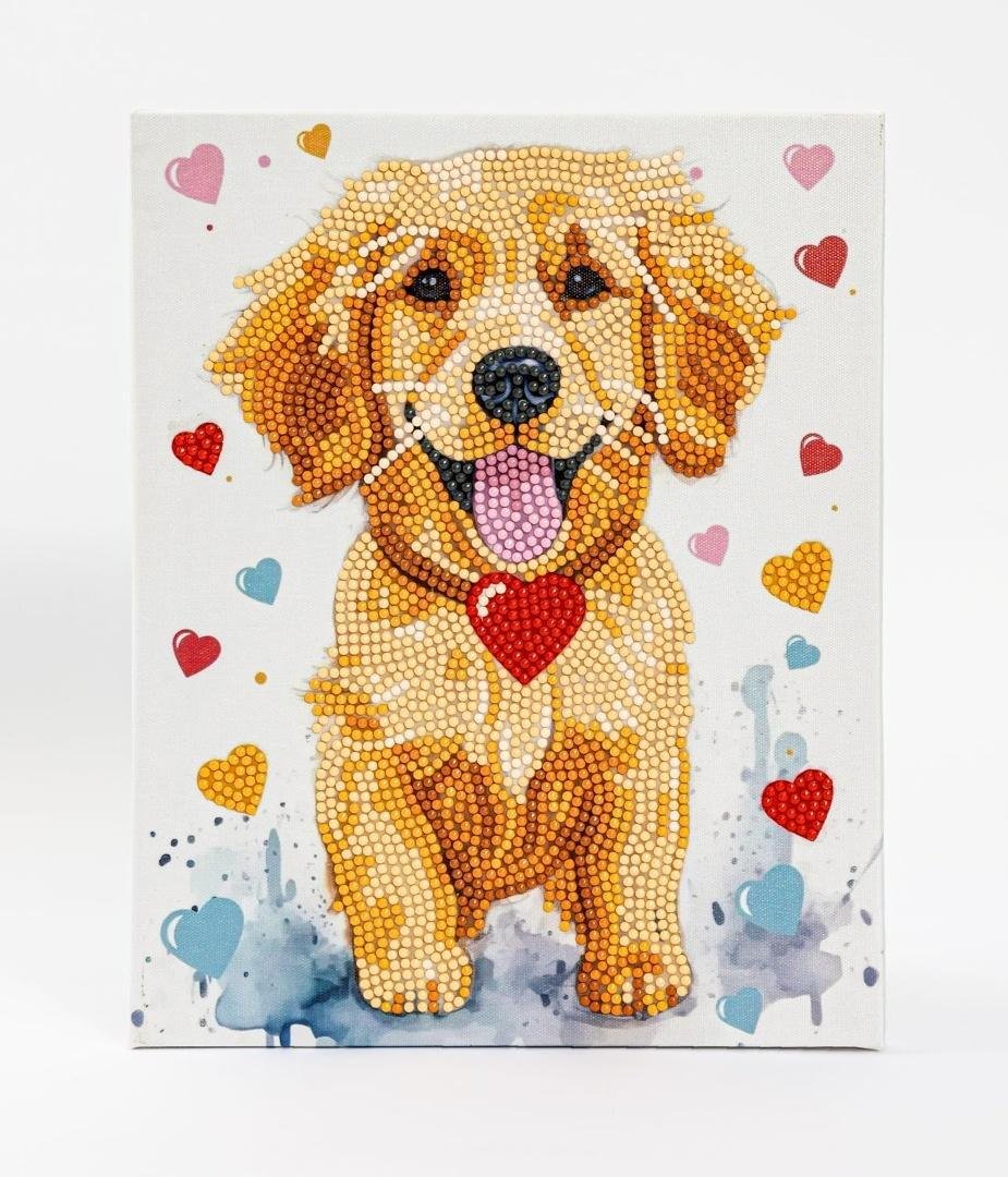 DIAMOND DOTZ Adults Canva Puppy Love