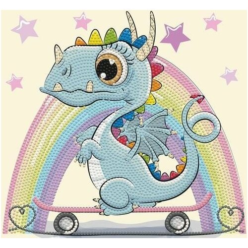 DIAMOND DOTZ DRAGON SKATE | 018-DTZ3008