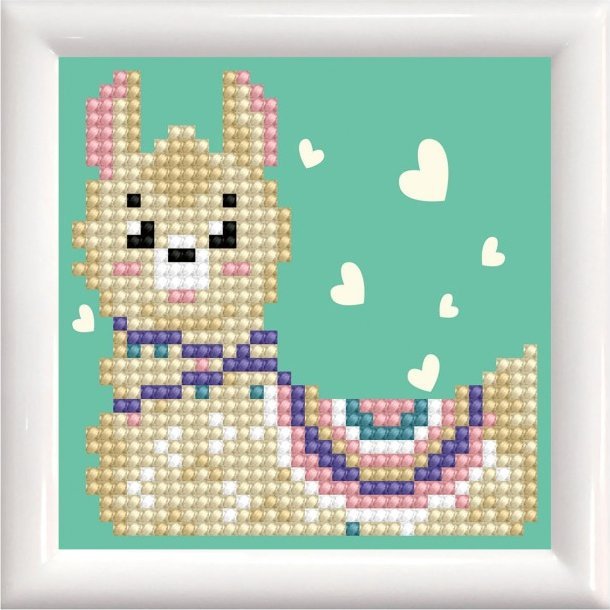 DIAMOND DOTZ LLAMA HEART | 018-DD1037F