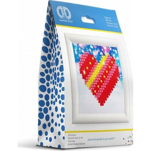 DIAMOND DOTZ PATCHWORK HEART | 018-DDS007F