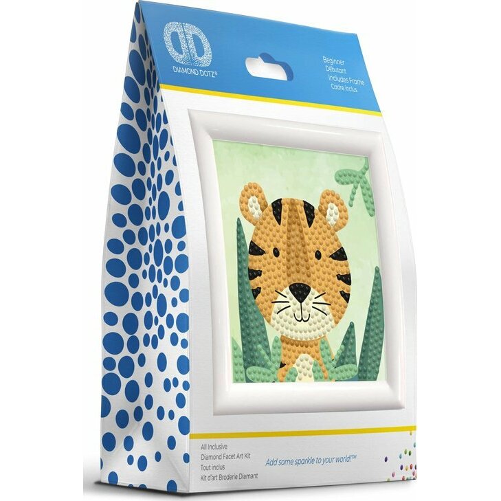 DIAMOND DOTZ WOODLAND TIGER | 018-DD1052F