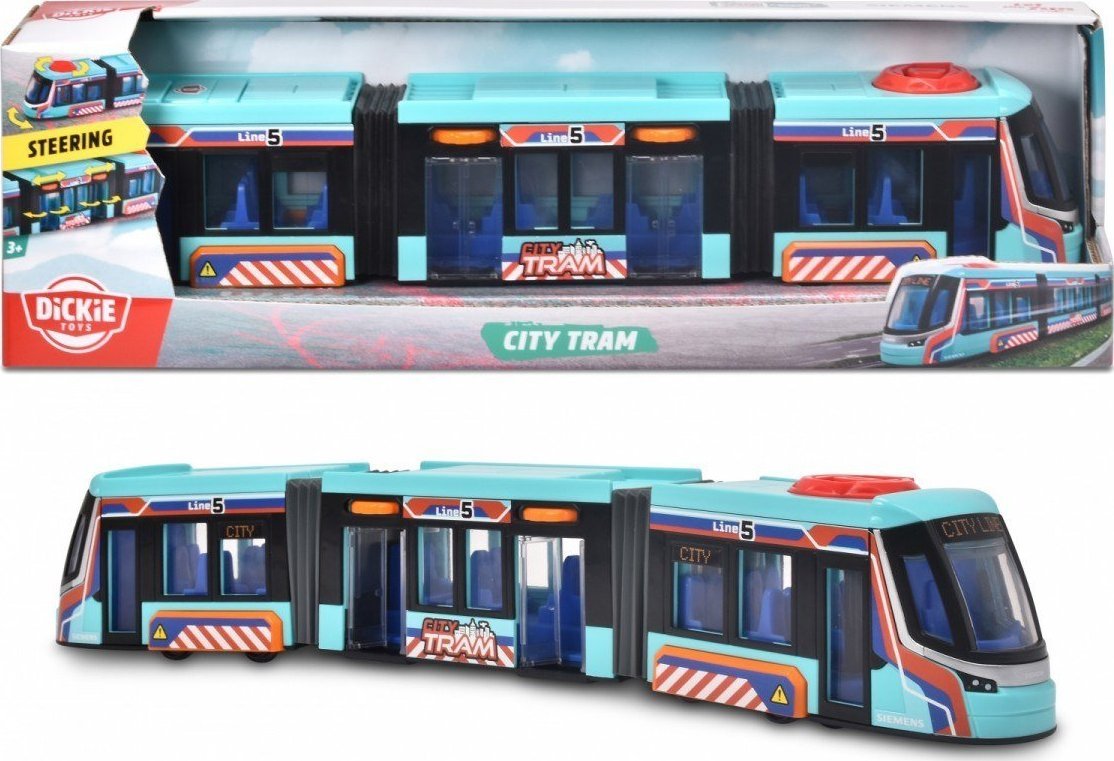 Dickie City Siemens tramwaj 40 cm