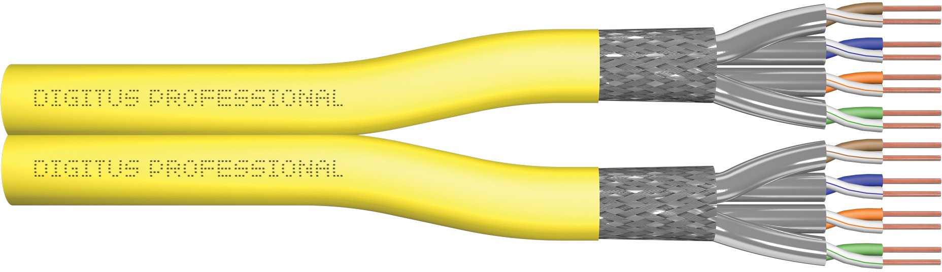 Digitus Kabel instalacyjny dupleksowy Cat.7a