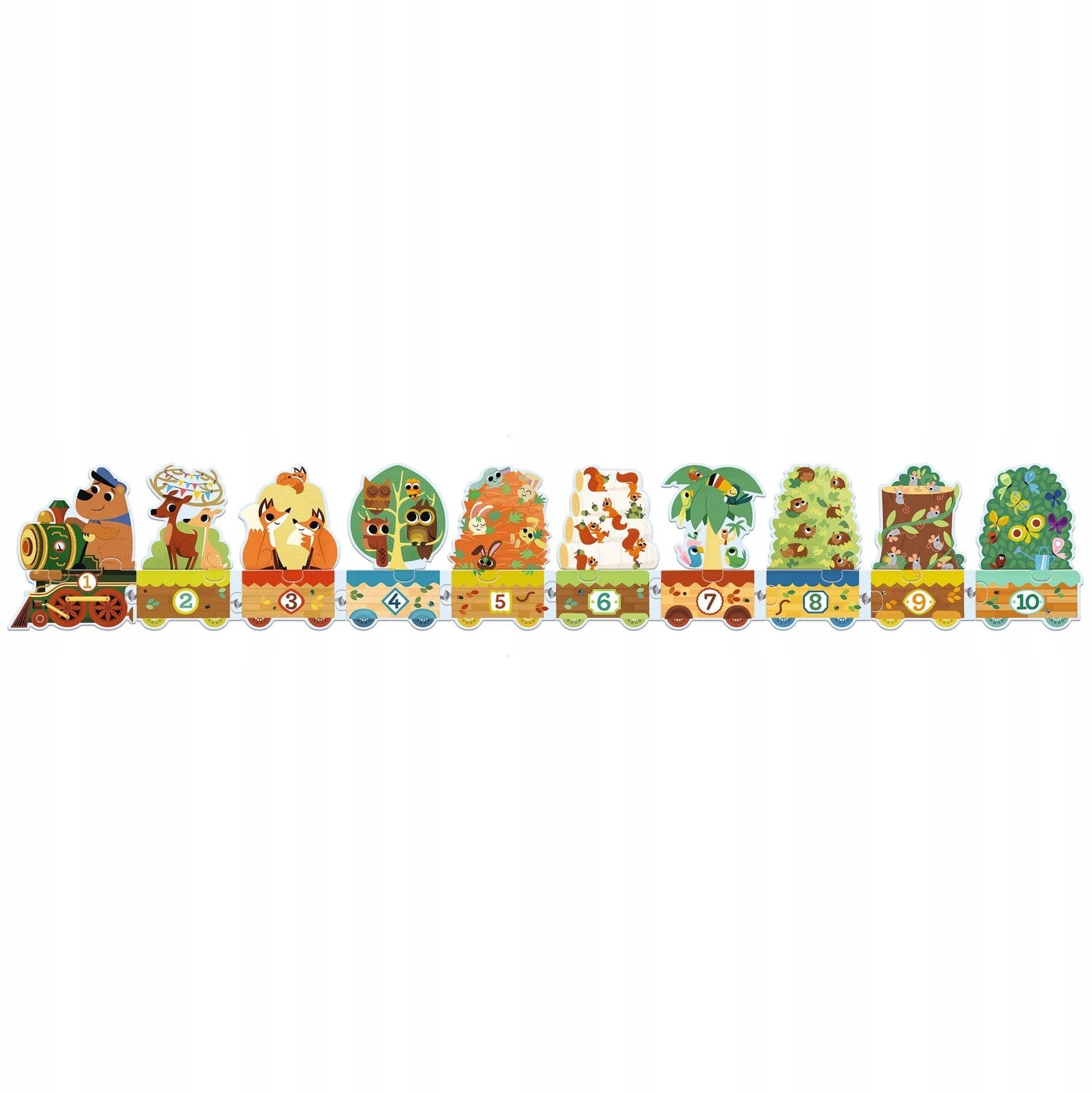 DJECO Puzzle Trio I Count 20PCS