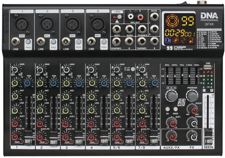 DNA DNA QFX8 analogowy 8Blueto |