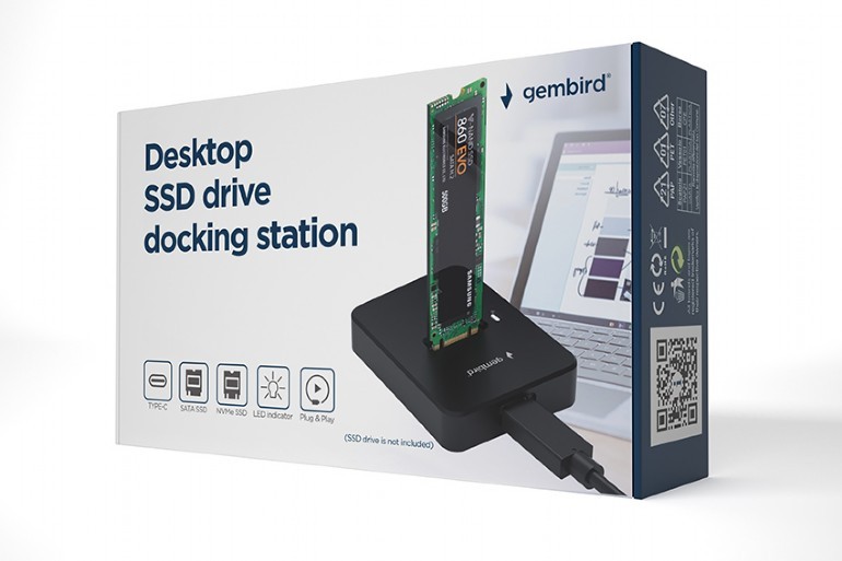 Gembird DD-U3M2 storage drive docking station