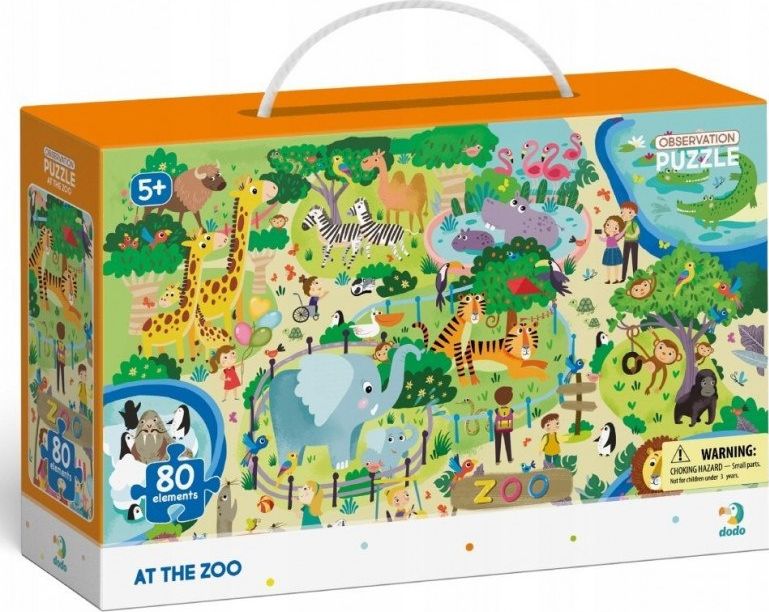 Dodo Puzzle 80 W zoo |