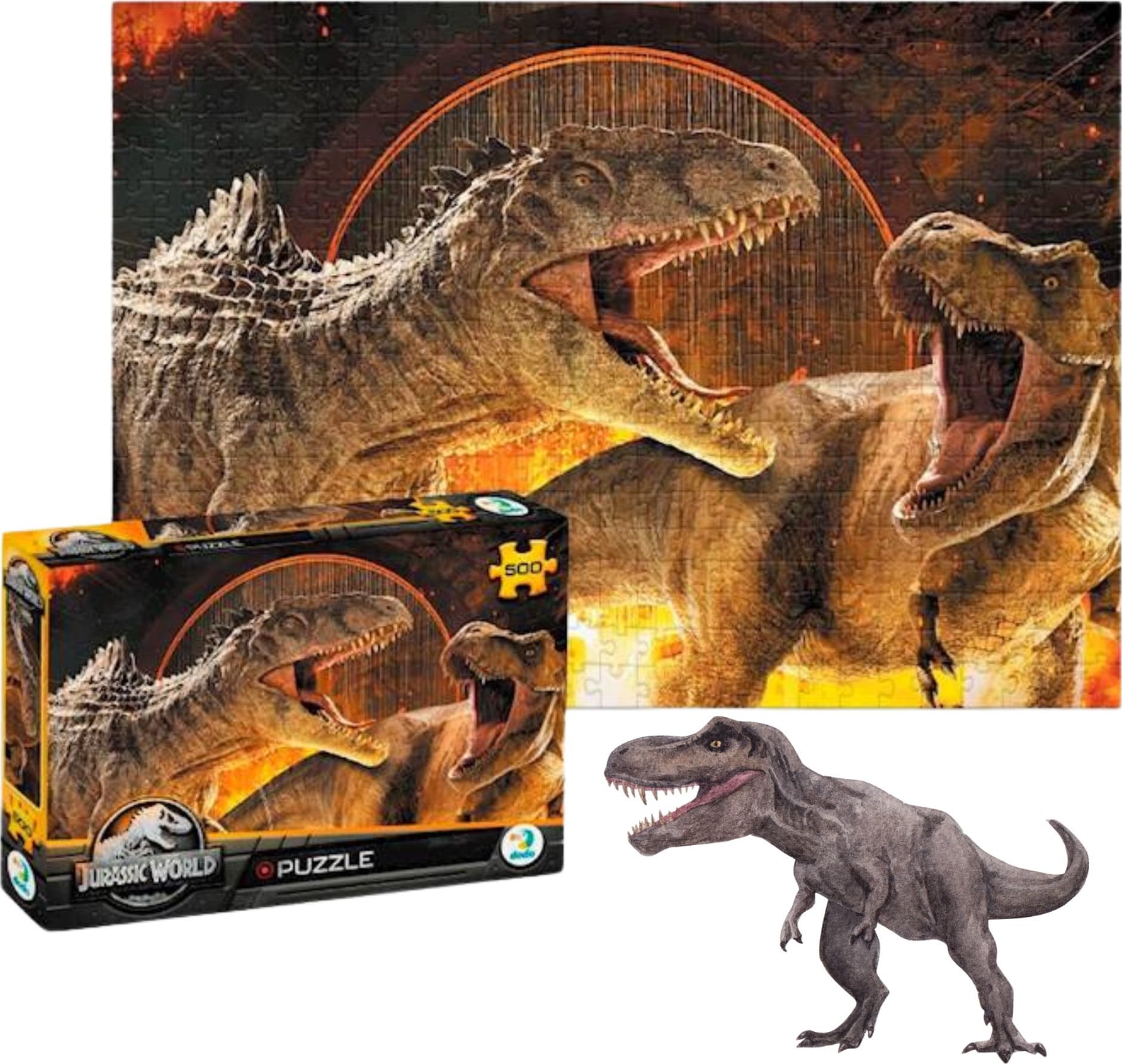 Dodo PUZZLE PARK JURAJSKI 500   JURASSIC
