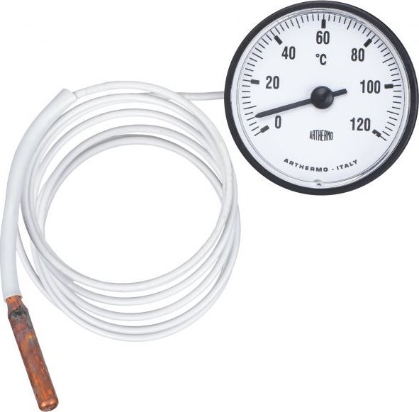 Domer Termometr z kapilarą białą63mm (5720)