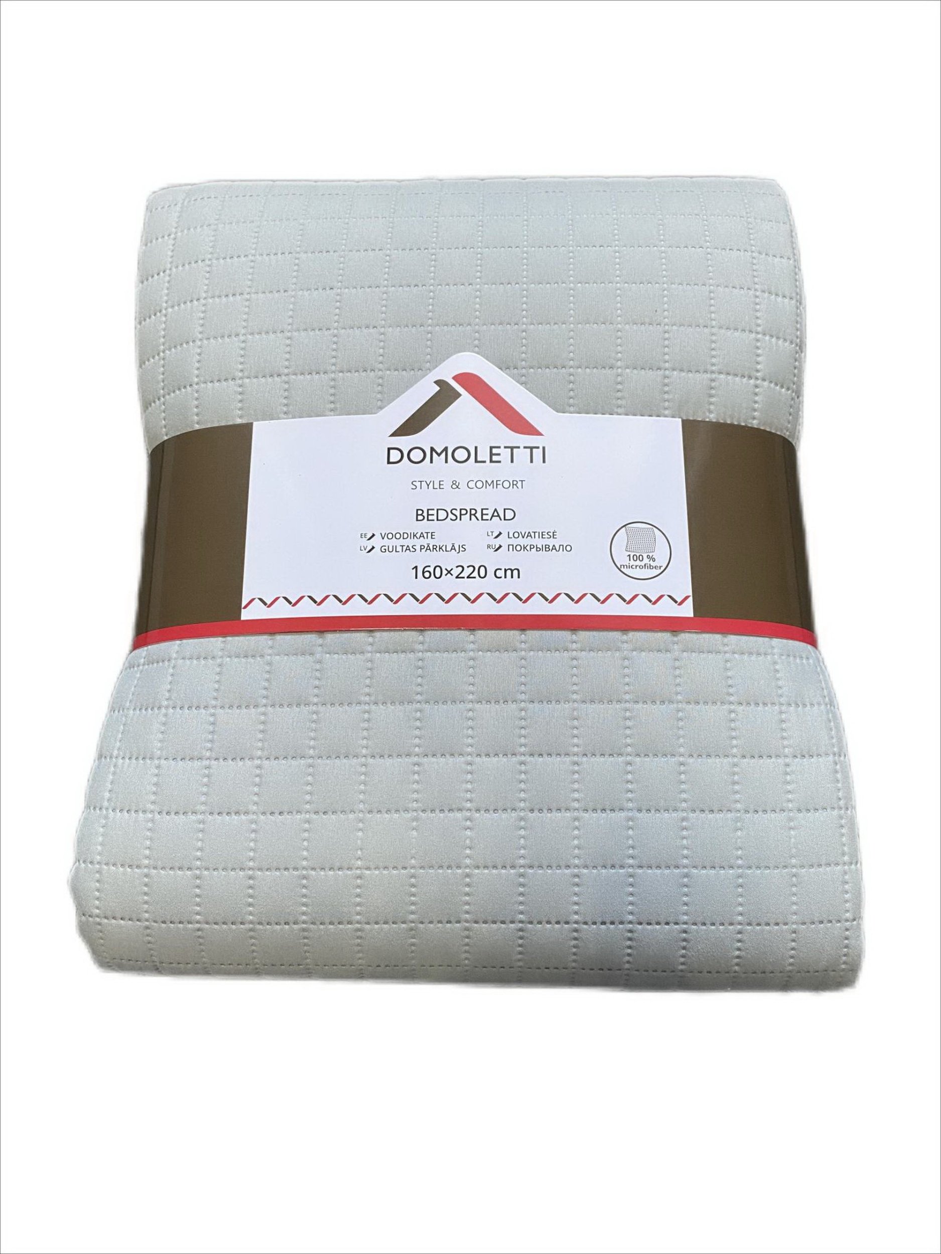 Domoletti BEDSPREAD MICRO 160X220 CM SQUARES