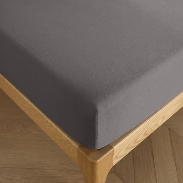 Domoletti FITTED SHEET SATEEN 140X200+25 GREY