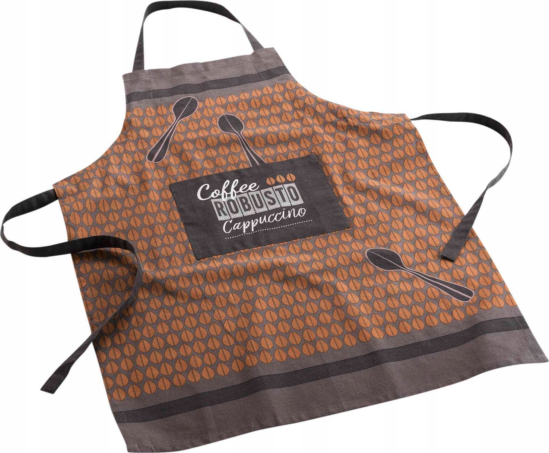 Douceur d`Interieur Fartuch kieszenią CAPPUCCINO, 100%