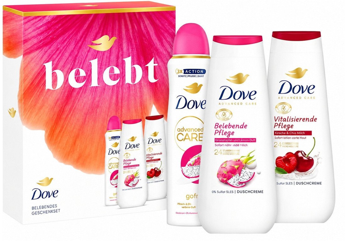 Dove (2x żel 250ml+deo 150ml) (2673246)