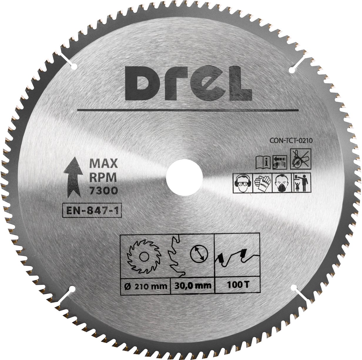 Drel DREL Do Aluminium 210x30mm 100T