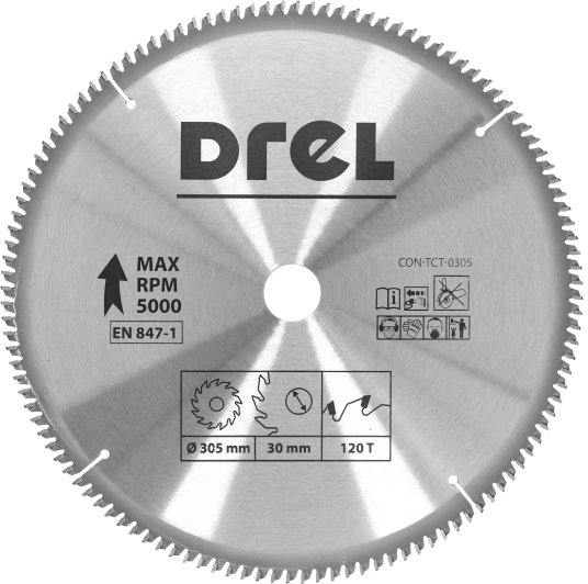 Drel DREL  Do Cięcia Aluminium  305