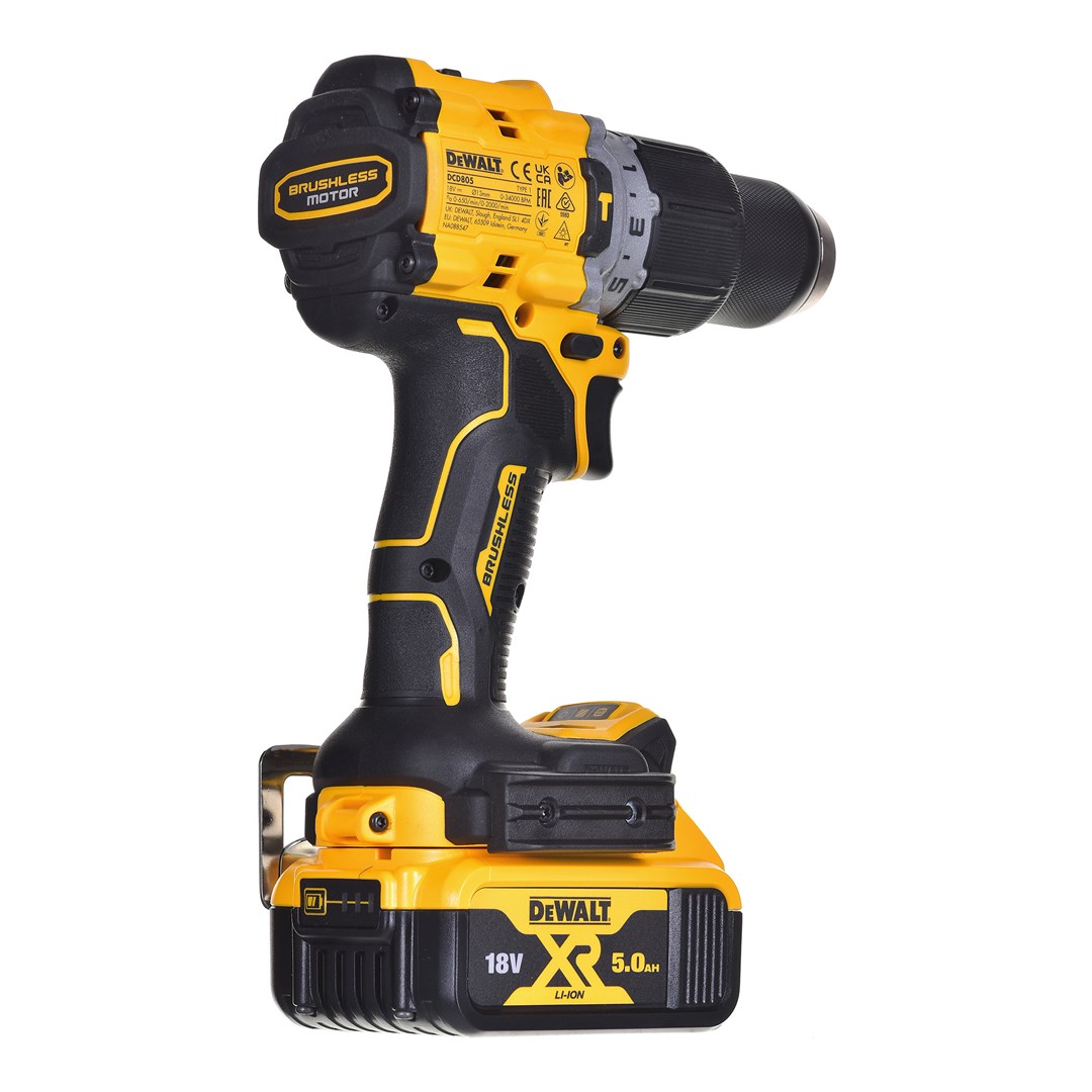 DRILL/DRIVER DEWALT DCD805P2T 18V 2X5,0AH
