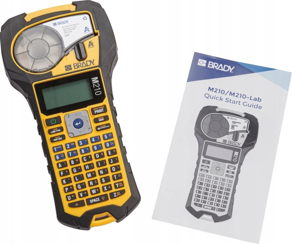 Drua etykiet Brady M210 drua etykiet