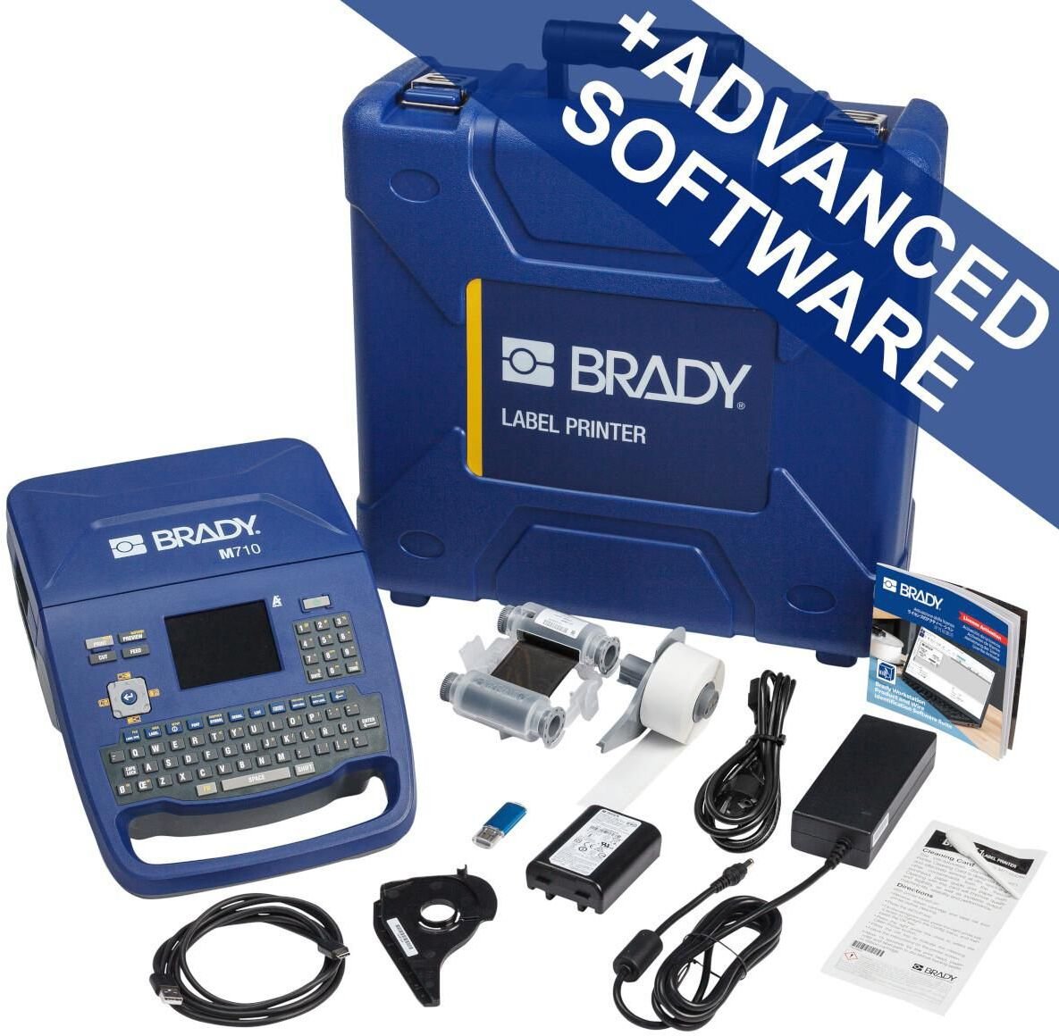 Drua etykiet Brady M710 QWERTY EU