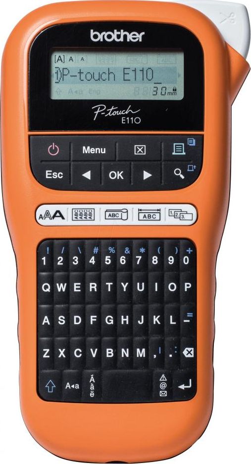 Drua etykiet Brother PT-E110 (PTE110G1) |