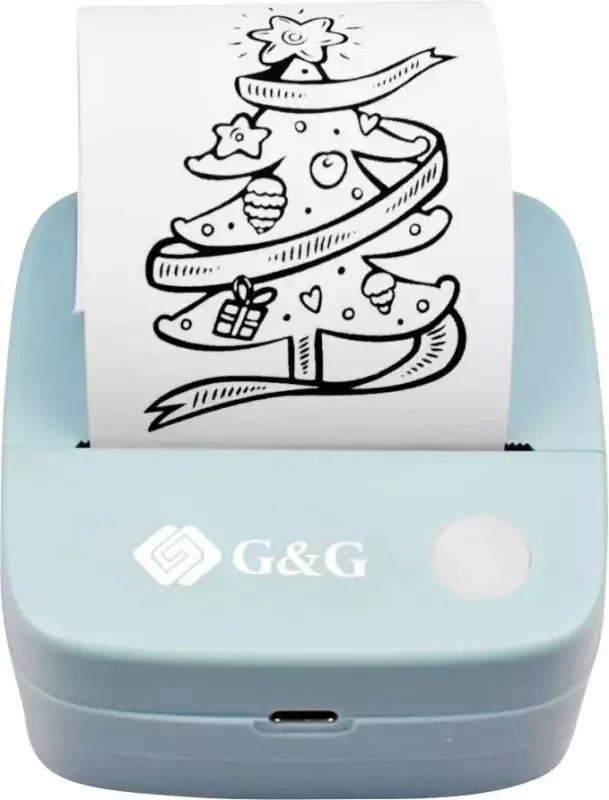 TEXI Drua etykiet G&G Mini Thermodrucker