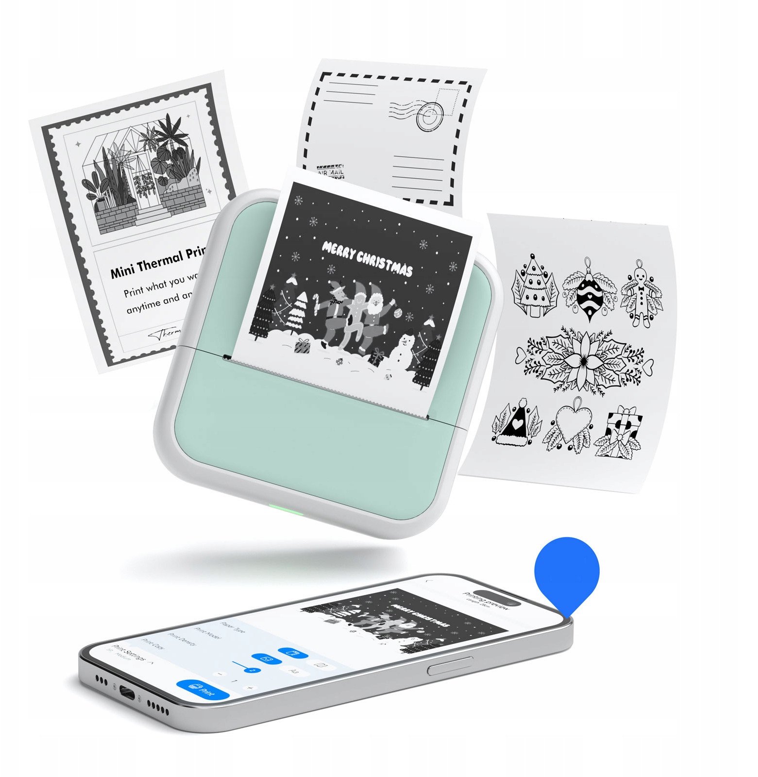 Drua etykiet LoveInstant Drua Termiczna Bluetooth