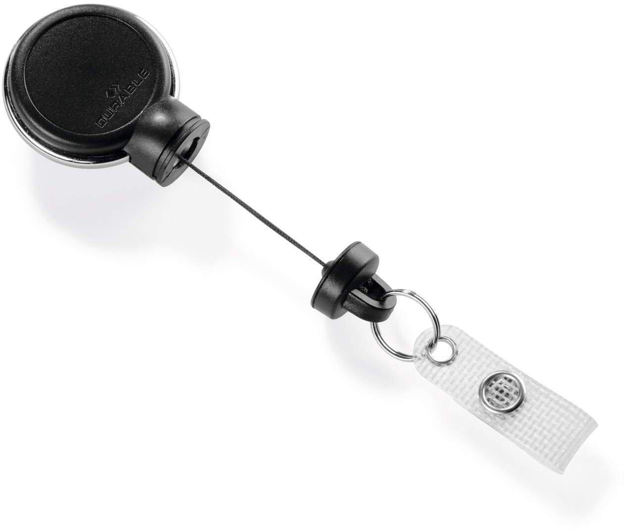 Durable Durable 834901, Badge reel, Black