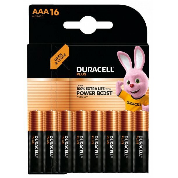 1x16 Duracell Plus Power Boost MN2400