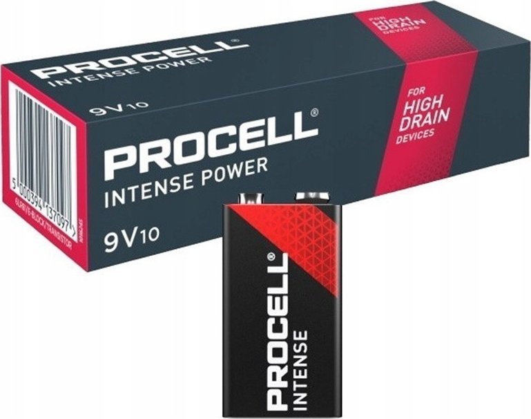 Duracell alkaliczna 6LR61 9V Procell Intense