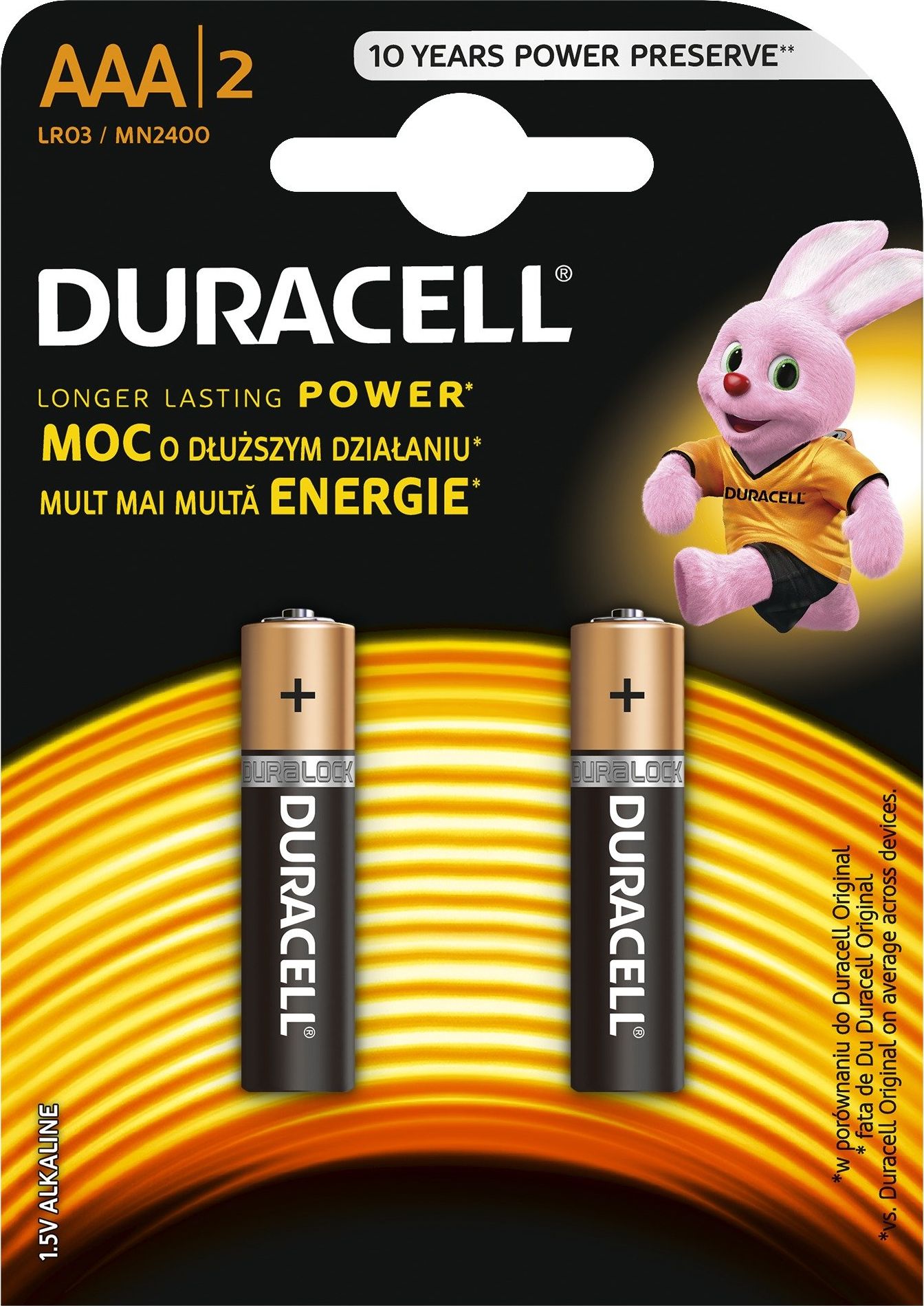 Duracell AAA MN2400 Alkaline LR03 1