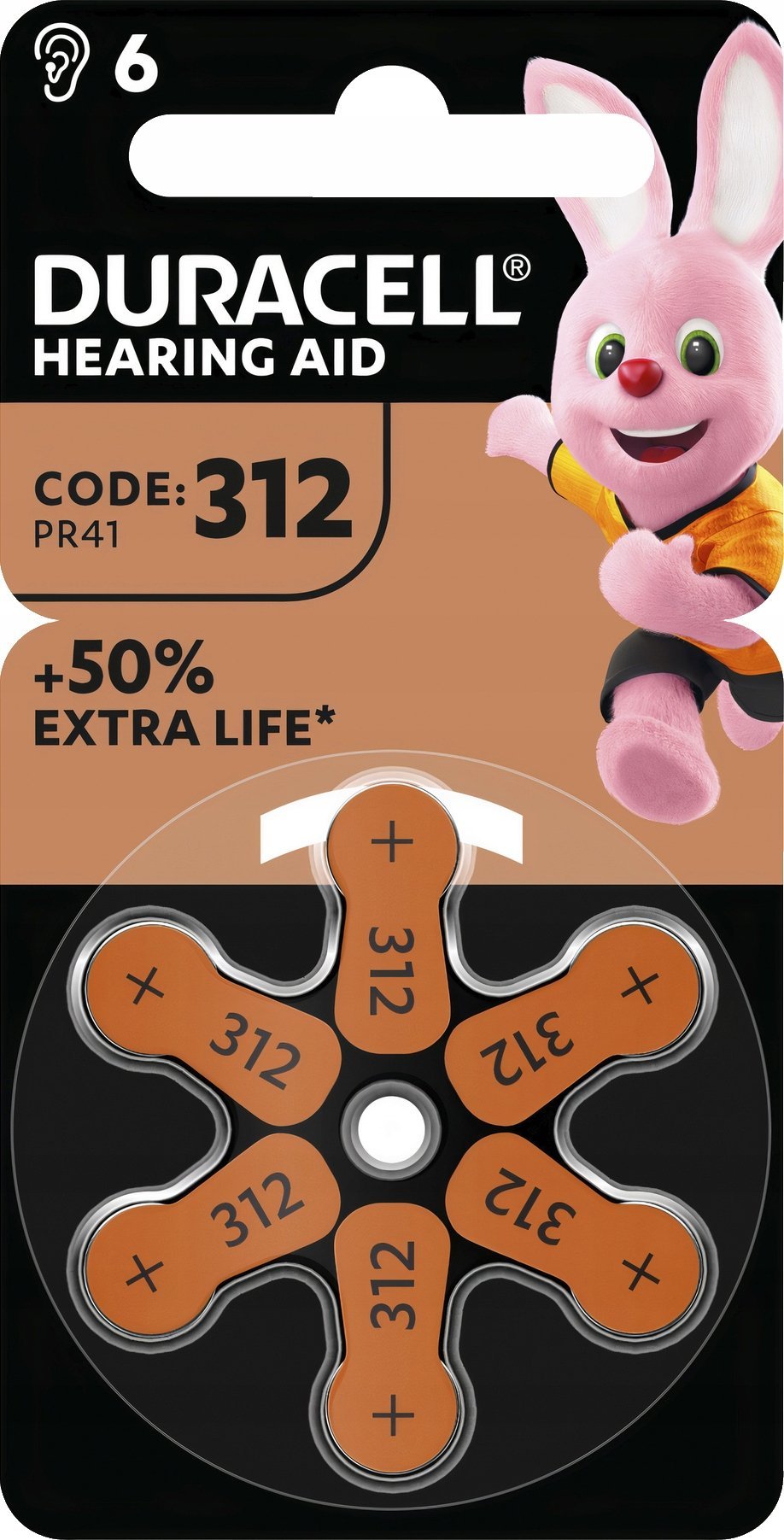 Duracell Duracell Batterie Hörgeräte EasyTab 312