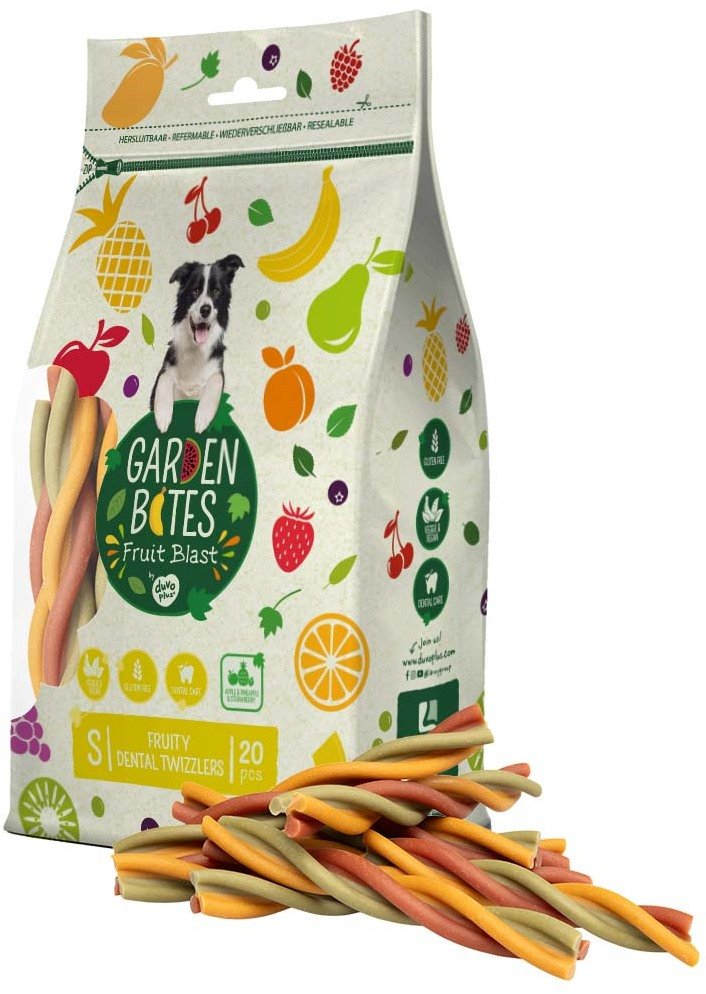 Duvo+ GARDEN BITES Fruity Dental Twizzlers